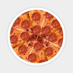 Pepperoni Cheese Pizza Pattern Magnet